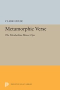 Cover: Metamorphic Verse - Princeton University Press