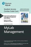 Cover: Mylab Management with Pearson Etext -- Combo Access Card -- For International Business - Pearson