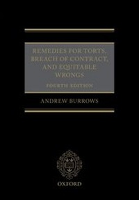 Abbildung von: Remedies for Torts, Breach of Contract, and Equitable Wrongs - Oxford University Press
