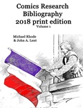 Cover: Comics Research Bibliography 2018 Print Edition volume 1 - Lulu.com