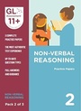 Cover: 11+ Practice Papers Non-Verbal Reasoning Pack 2 (Multiple Choice) - GL Assessment
