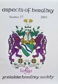 Cover: The Journal of the Yorkshire Heraldry Society 2003 - Yorkshire Heraldry Society