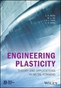Cover: Engineering Plasticity - Theory and Applications in Metal Forming - Wiley