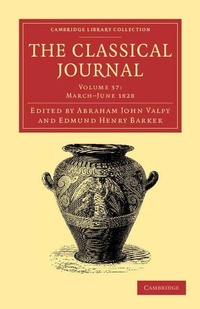 Enlarge image Cover: The Classical Journal - Cambridge University Press