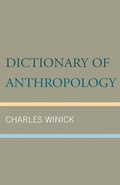 Cover: Dictionary of Anthropology - Rowman & Littlefield Publishers