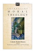 Cover: Journal of Moral Theology, Volume 8, Number 1 - Wipf & Stock Publishers