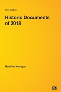 Cover: Historic Documents of 2018 - CQ Press