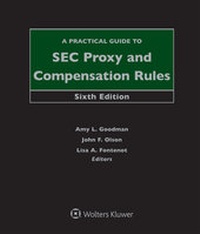 Abbildung von: Practical Guide to SEC Proxy and Compensation Rules - Wolters Kluwer Law & Business
