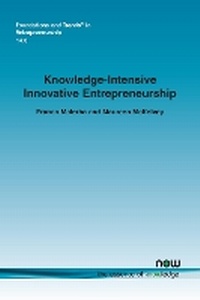 Enlarge image Cover: Knowledge-Intensive Innovative Entrepreneurship - now publishers Inc