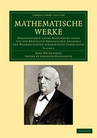Abbildung von: Mathematische Werke - Cambridge University Press