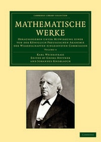 Abbildung von: Mathematische Werke - Cambridge University Press