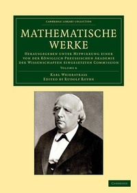 Abbildung von: Mathematische Werke - Cambridge University Press