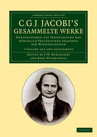 Abbildung von: C. G. J. Jacobi's Gesammelte Werke 8 Volume Set - Cambridge University Press