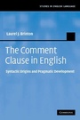 Cover: The Comment Clause in English - Cambridge University Press