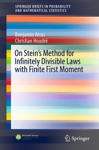 Enlarge image Cover: On Stein's Method for Infinitely Divisible Laws with Finite First Moment - Springer