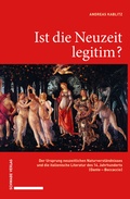 Cover: Ist die Neuzeit legitim? - Schwabe Verlagsgruppe AG Schwabe Verlag