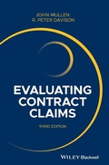 Cover: Evaluating Contract Claims - Wiley