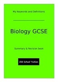 Cover: My Keywords and Definitions - Biology GCSE - Old School Tuition