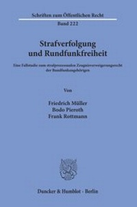 Abbildung von: Strafverfolgung und Rundfunkfreiheit. - fibre