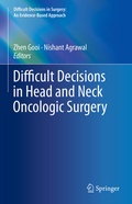 Cover: Difficult Decisions in Head and Neck Oncologic Surgery - Springer