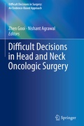 Cover: Difficult Decisions in Head and Neck Oncologic Surgery - Springer