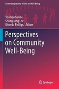 Cover: Perspectives on Community Well-Being - Springer