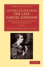 Cover: Letters to and from the Late Samuel Johnson, LL.D. - Cambridge University Press
