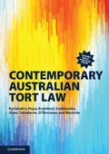 Cover: Contemporary Australian Tort Law - Cambridge University Press