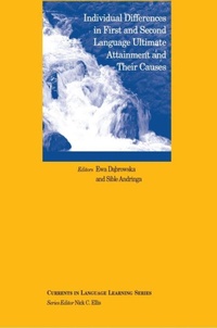 Enlarge image Cover: Individual Differences in First and Second Language Ultimate Attainment and their Causes - Wiley