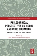 Cover: Philosophical Perspectives on Moral and Civic Education - Routledge
