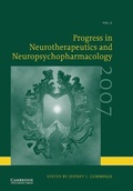 Cover: Progress in Neurotherapeutics and Neuropsychopharmacology: Volume 2, 2007 - Cambridge University Press