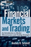Cover: Financial Markets and Trading - Wiley