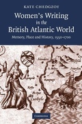 Cover: Women's Writing in the British Atlantic World - Cambridge University Press