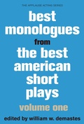 Cover: Best Monologues from Best American Short Plays - Applause Theatre Book Publishers