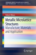 Cover: Metallic Microlattice Structures - Springer