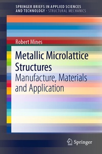 Enlarge image Cover: Metallic Microlattice Structures - Springer