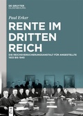 Cover: Rente im Dritten Reich - De Gruyter Oldenbourg