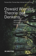 Cover: Oswald Wieners Theorie des Denkens - De Gruyter