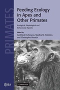 Cover: Feeding Ecology in Apes and Other Primates - Cambridge University Press