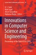 Cover: Innovations in Computer Science and Engineering - Springer