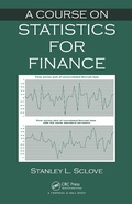 Cover: A Course on Statistics for Finance - Chapman & Hall/CRC