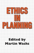 Cover: Ethics in Planning - Routledge