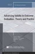 Cover: Advancing Validity in Outcome Evaluation: Theory and Practice - Jossey-Bass