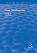 Cover: Work Place Sabotage - Routledge