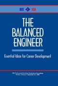 Cover: The Balanced Engineer - CRC Press