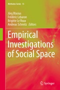 Cover: Empirical Investigations of Social Space - Springer