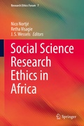 Cover: Social Science Research Ethics in Africa - Springer