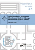 Cover: Adaptation-Aware Architecture Modeling and Analysis of Energy Efficiency for Software Systems - KIT Scientific Publishing