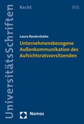 Abbildung von: Unternehmensbezogene Außenkommunikation des Aufsichtsratsvorsitzenden - Nomos