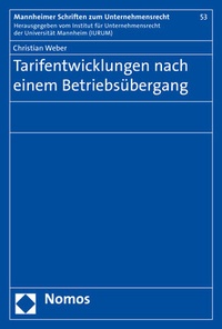 Abbildung von: Tarifentwicklungen nach einem Betriebsübergang - Nomos